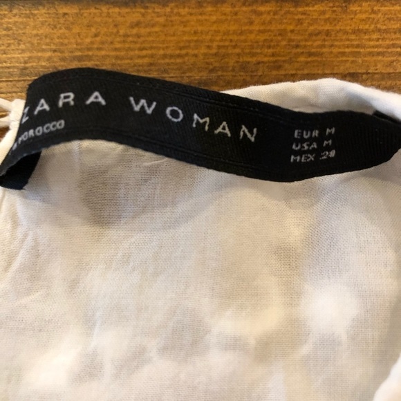 ZARA | Lace Flared Sleeve Top - Picture 9 of 12